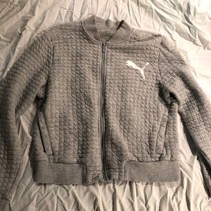 Puma Zip-up Women’s Jacket - Grey - XL